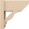 Ekena Millwork 8-in W x 16-in D x 16-in H Funston Slat Rough Cedar Woodgrain TimberThane Outlooker, Primed Tan OUTUR080X16X16FST24RCPR - alternate 6